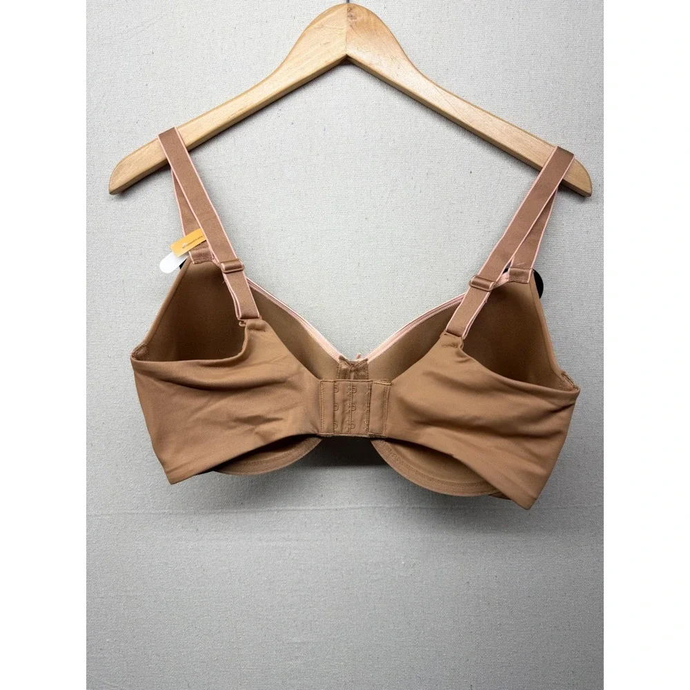 Bali One Smooth U Lift Underwire‎ Bra 34DD Tan DF0082 Convertible Straps NWT